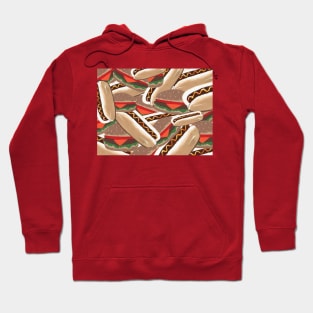 HOT Dogs And Burger Time Hoodie